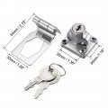Uxcell Keyed Hasp Lock 54mm Twist Knob Locking For Door Cabinet Different