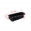 1 Pair Euro Style Front Kidney Grille Grill Black Compatible With Bmw E46 325ci 330ci 3 Series 2dr 1999-2002 Single Slat