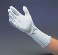 White 14 In Light Weight 100 Cotton Inspection Gloves Reversible Two Piece Pattern With Extended Unhemmed Cuff Small 12 Pair 