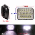 Willpower 2pcs 45w 7x6 Led Headlights Rectangular 5x7 Hi Lo Sealed Beam H6054 6053 6052 5054 Replacement For Jeep Wrangler Yj