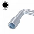 Uxcell 8mm Metric L Shaped Angled Open Hex 6 Point Socket Wrench Single Ended 2 Pcs