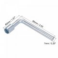 Uxcell 8mm Metric L Shaped Angled Open Hex 6 Point Socket Wrench Single Ended 2 Pcs