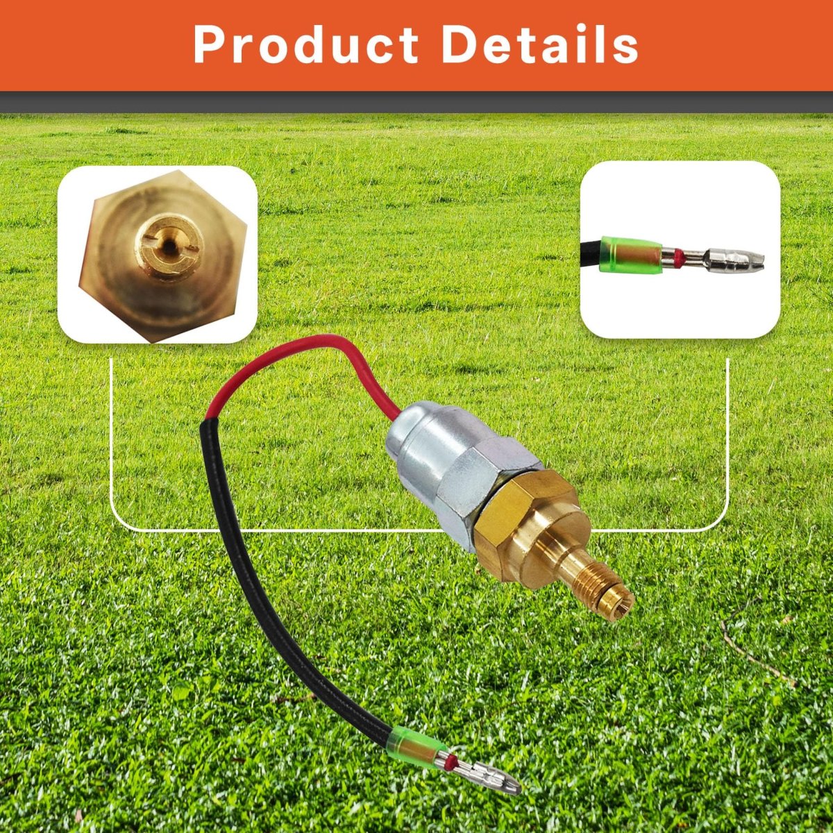 Carburetor Fuel Solenoid For Kohler Cv17-25 Cv620-740 Replace Part 2404120-s Includes 3 Gaskets