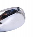 Minho Universal Chrome 10mm Rearview Mirrors Motorcycle Convex Side Mirror Fit Honda Kawasaki Suzuki Race Street Bike Moped