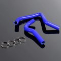 Blue Silicone Radiator Hose Pipe Kit And Clamps For Acura Integra Db6 Dc2 Dc 1994 2001 4 5 Mm Thick 3 Ply Nylon Reinforcement 