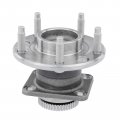 A-premium Front Wheel Bearing And Hub Assembly With Abs Ring 5-lug Compatible Chevrolet Corvette 1984-1990