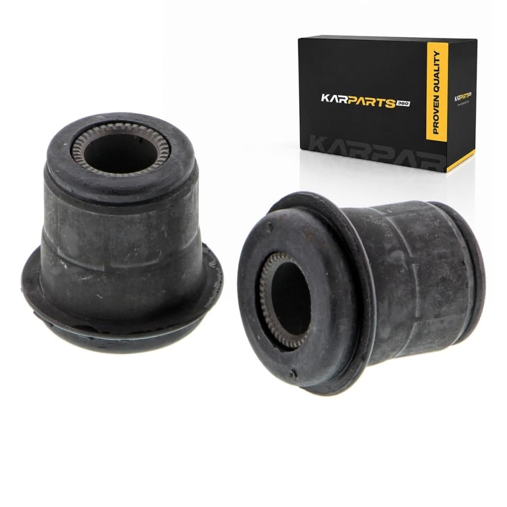 Control Arm Bushing Set For 1990 Gmc S15 Natural Rubber Silver 2 Pieces 0 69 Inside Diameter 1 5 In Outside Front Position