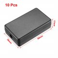 Uxcell 10pcs 60 X 36 17mm Electronic Plastic Diy Junction Box Enclosure Case Black