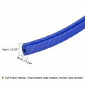 Uxcell U Channel Edge Trim 16 4ft Length Rubber Guard Seal Strip Protector Fit For 0 3-1 5mm 15 64 W X 5 H Blue