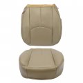 Kuafu Driver Passenger Artificial Leather Seat Bottom Compatible With 2003-2007 Gmc Sierra Chevrolet Silverado 1500 2500 3500