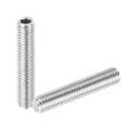 10pcs Hex Socket Grub Screw M3x16mm 304 Stainless Steel Head Set Screws Flat Point Bolt For Door Handles Light Fixture Repair 