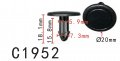 Autobahn88 Fender-upper Trim Clip Compatible With Honda 07-11 Civic Oem 91501sna003 Pack Of 20