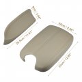 X Autohaux 1 Set Car Center Console Cover Front Door Panels Armrest Replacement For Honda Accord 2008 2009 2010 2011 2012 Beige