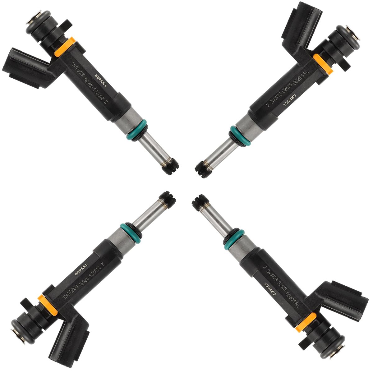 4pcs Automotive Engine Fuel Injectors Compatible For 2019-2025 Nissan Versa 2022-2025 Genesis Gv70 2021-2025 Hyundai Santa Fe