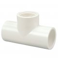 1 2 In Pvc Tee Slip X Female Iron Pipe Thread Fipt Schedule 40 Threaded Socket Weld Tube Fitting White C4810443 