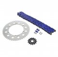 Kawasaki Klx450r Kx450f Blue O Ring Chain Sprocket Silver 14 48 114l