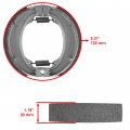 Caltric Front Sintered Brake Pads And Shoes Compatible With Honda Trx250ex Sportrax 2001-2008