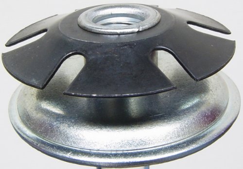Oajen Metal Threaded Star Type Insert Adapter For 1-1 2 Od Round Tubing 5 16 18 Thread Pack Of 20