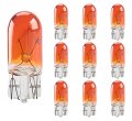 T10 5w Light Bulb 1 4 Wedge Base Small Pure Xenon Gas 12volt Krypton For Landscape Cabineting Rv Car And Lighting Amber Light 