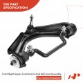 A-premium Set Of 4 Front Upper Control Arm Lower Ball Joint Compatible With Ford Explorer 2002-2005 Mercury Mountaineer
