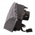 Headlightsdepot Black Housing Halogen Headlight For 03-04 Mercury Grand Marquis Marauder Includes Left Driver Side Headlamp 