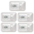 5 Pk Rv Interior Dimmer Led Single Dome Light Boat Camper Trailer 12v 280lm 
