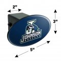 Northern Vermont University Primary Logo Oval Tow Hitch Cover Trailer Plug Insert 2