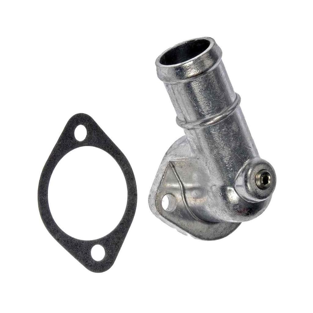 Engine Coolant Thermostat Housing For Chevy Lumina 1998 1999 Metal Natural Finish 180 Degrees Neck Angle 1 25 In Outside