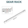 Steel Gear Rack 4 Pcs Total 6 Ft Heavy Duty Reinforced With Mounting Hardware Straight Gears For Slide Door Operators Sliding