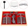 Optical Trial Lens Frame Set Eye Test Glasses Optometry Metal Rim Aluminum Optic Eye Kit Case 104 Pcs