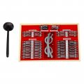 Optical Trial Lens Frame Set Eye Test Glasses Optometry Metal Rim Aluminum Optic Eye Kit Case 104 Pcs