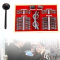 Optical Trial Lens Frame Set Eye Test Glasses Optometry Metal Rim Aluminum Optic Eye Kit Case 104 Pcs