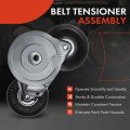 A-premium Belt Tensioner Assembly With Pulley Compatible Dodge Dakota 2000-2010 Durango Ram 1500 Jeep Commander Grand Cherokee