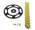 Kawasaki Kx250 Chain And Sprocket Kit 1999 To 2004 Yellow Non O Ring With 13t Front 47t Rear Steel Sprockets 114l 