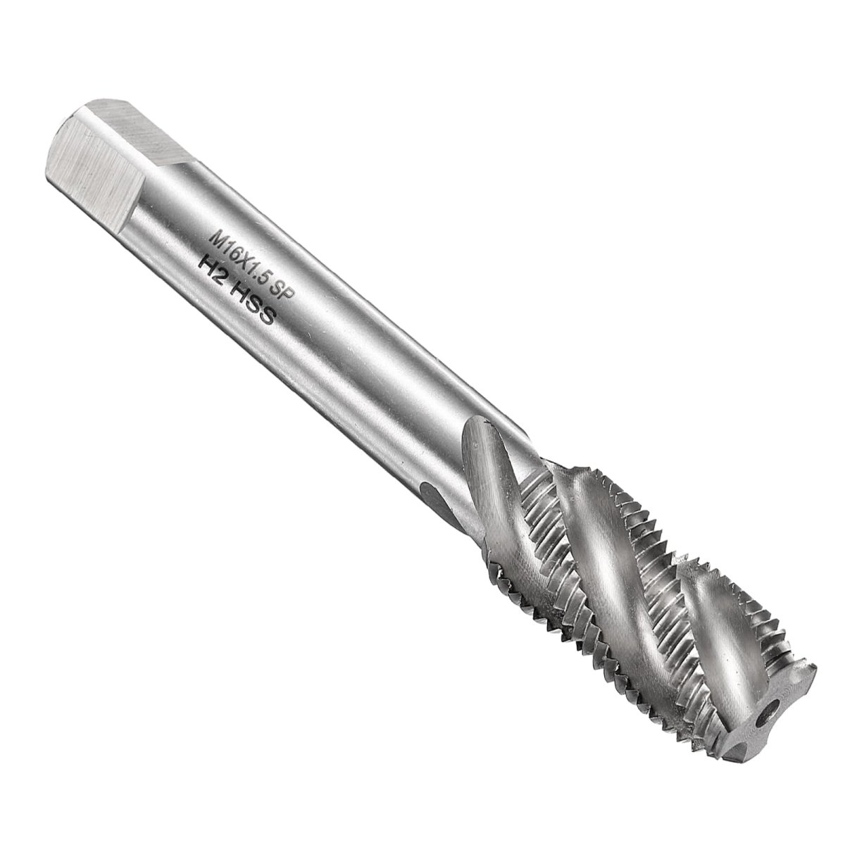 Spiral Flute Thread Taps M16 X 1 5 H2 Metric Machine Threading Tap Bit M2 High Speed Steel Hss Uncoated Screw Tapping Repair