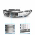 Amerilite Clear Replacement Bumper Lamp Paking Lights Set For 1993-1997 Toyota Corolla Passenger And Driver Side