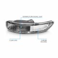 Amerilite Clear Replacement Bumper Lamp Paking Lights Set For 1993-1997 Toyota Corolla Passenger And Driver Side