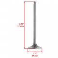 Caltric Exhaust And Intake Valve Compatible With Polaris General Xp 4 1000 2021-2022