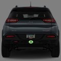 Ipick Image Made For Jeep Trailhawk 3d Logo Glow In The Dark Luminescent Oval Billet Aluminum 2 Inch Tow Hitch Cover