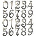 3 Inch Chrome House Address Numbers Stickers For Mailbox Apartment Hotel Office Room Door Home 2 Sets 20 Pcs Silver 