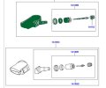 Land Rover Tire Pressure Sensor 433mhz New Vdo Lr070840