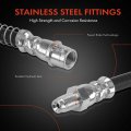 A-premium Front Driver Or Passenger Brake Hydraulic Hose Compatible With Select Mercedes-benz Models C300 2008-2014 C350