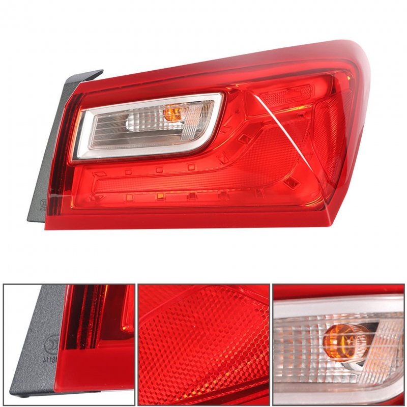 1-pack Rear Right Non-led Tail Light Brake Lamp Assembly Replacement For 2016-2021 Malibu Outer Passenger Side 84132377