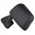 Ocpty Black Left Side Mirror Fit For 1987-1995 Toyota Pickup Textured Glass Manual Fold Non-heated