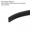 Uxcell U Channel Edge Trim 8 2ft Length Rubber Guard Seal Strip Protector Fit For 1 5-2mm 15 64 W X 19 32 H Black