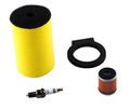 Podoy 1yw-14451-00-00 Air Oil Filter For Yamaha Timberwolf 250 Big Bear 350 Moto-4 Kodiak 400 4x4 1987-1999 With Spark Plug 