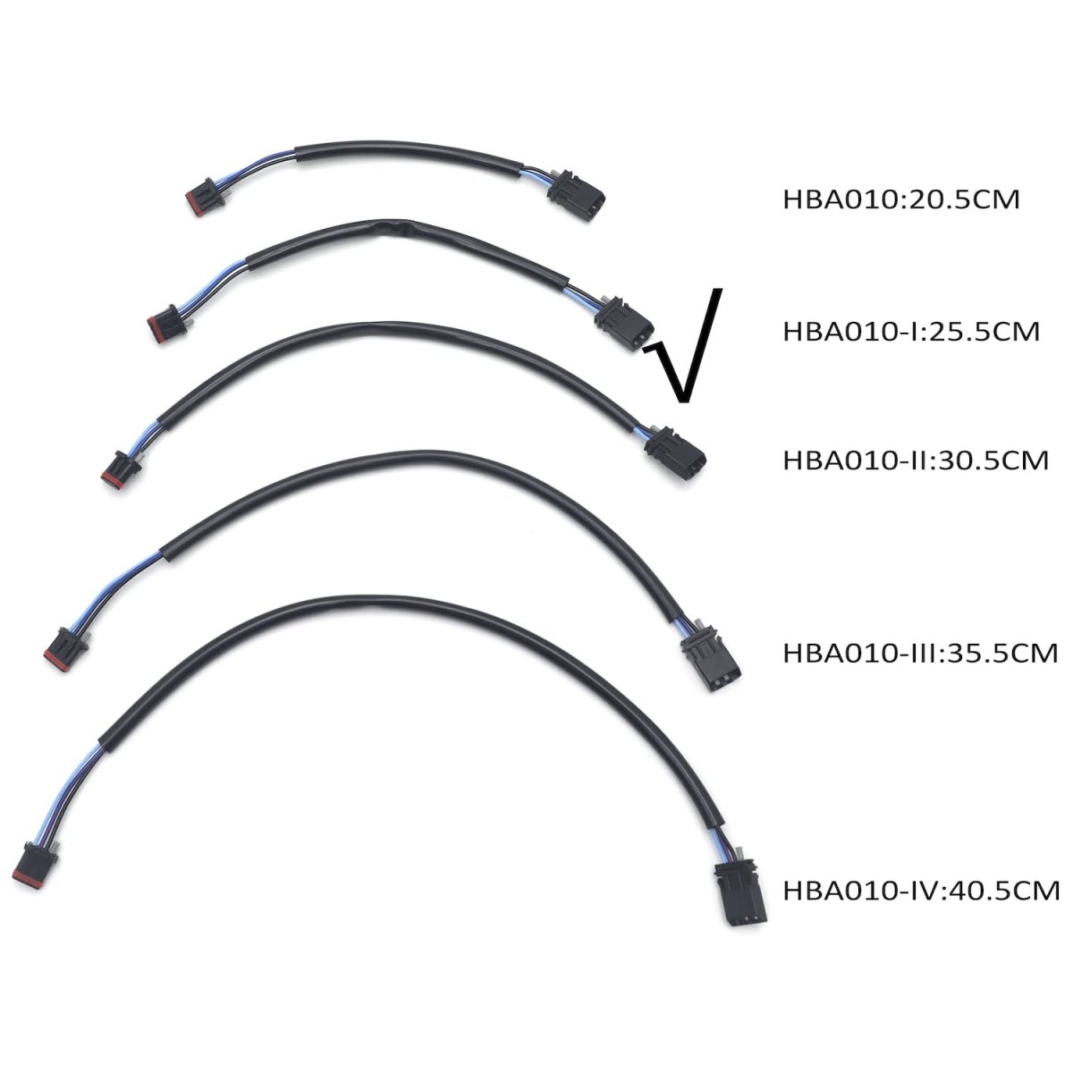 8 In Front Turn Signal Light Blinker Extension Relocation Wire Kit For 2016 2022 H D Models Tghd Hba010 I