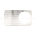 Niuparts Headlight Bezel Plate Aluminum Without Bulbs Fit 1966-1989 Mack R Rd Rm Models