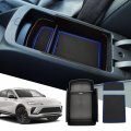 Sxcy Fit For Buick 2024 Encore Gx Envista Armrest Storage Box Console Organizer Tray Accessories Console Blue 