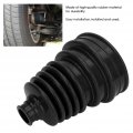 Fydun Cv Boot Cover Universal Silicone Axle Dust Ball Head Constant Speed Round Clamp Kit Black